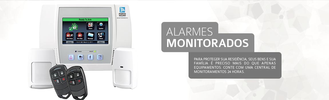 Alarmes monitorados - Hogo Corretora de Seguros  - São Paulo
